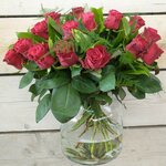 Rode rozen boeket