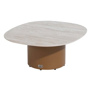 4 Seasons Outdoor Sofie salontafel keramisch travertin 70 x 80 cm (H 30)
