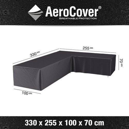 AeroCover beschermhoes loungeset hoekset rechts 330x255x100xH70 - afbeelding 2