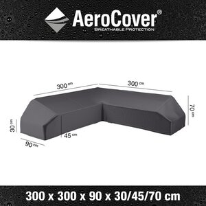 AeroCover beschermhoes Loungeset platformhoes 300x300x90xH30/45/70 - afbeelding 2