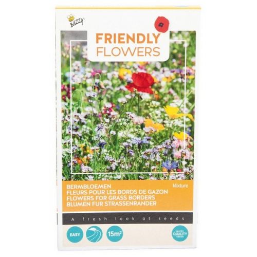 Buzzy® Friendly Flowers Bermenmengsel 15m² (16) - afbeelding 1