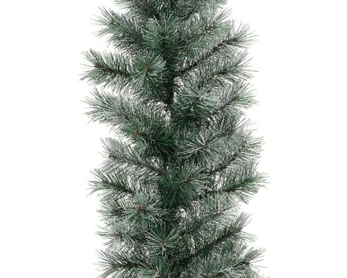 EVERLANDS Canada garland frosted dia25-L270-H13cm groen/wit