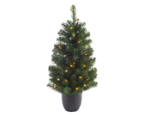 Everlands Imperial boom  groen/wit dia50-H90cm-50 - afbeelding 1