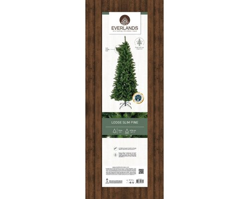 Everlands Lodge slim pine groen dia96-H180cm - afbeelding 2