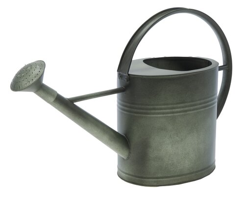 Mega Collections Zinc Vintage Green Watering Can Oval 7L