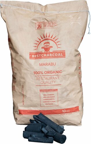 Best Charcoal Marabu - Restaurant Quality - 10KG - afbeelding 1