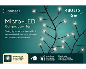 Micro LED compact lights 8 functie twinkel effect - afbeelding 1