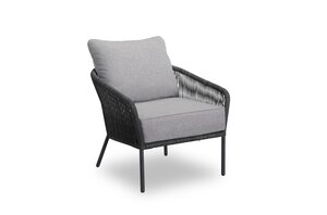 Own Living Rodina low dining stoel, Sahara dust, Frame pearl