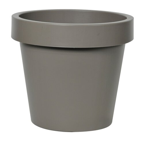 Mega Collections Linea Iris Flowerpot Taupe D20H18