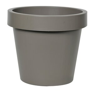 Mega Collections Linea Iris Flowerpot Taupe D20H18