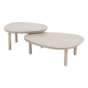 Taste 4SO Monroe salontafelset Latte/Grijs – 65 & 80 cm