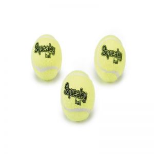 Beeztees Tennisbal+Pieper - Hondenspeelgoed - 5 cm - 3ST