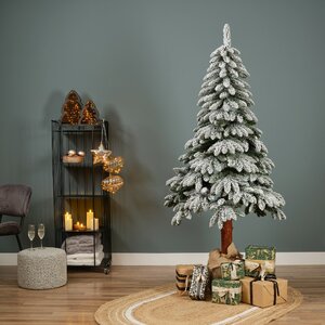 Tora pine snowy dia120-H240cm groen/wit - afbeelding 5