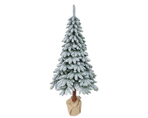 Tora pine snowy dia120-H240cm groen/wit - afbeelding 1