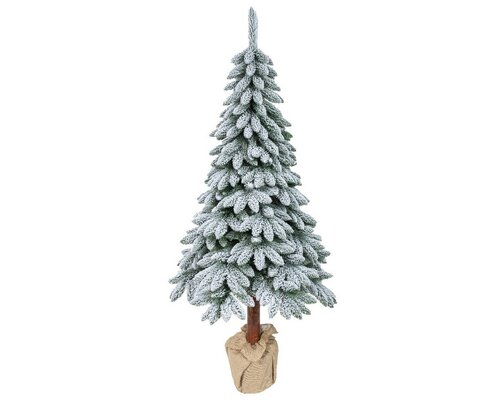 Tora pine snowy dia85-H180cm groen/wit - afbeelding 1