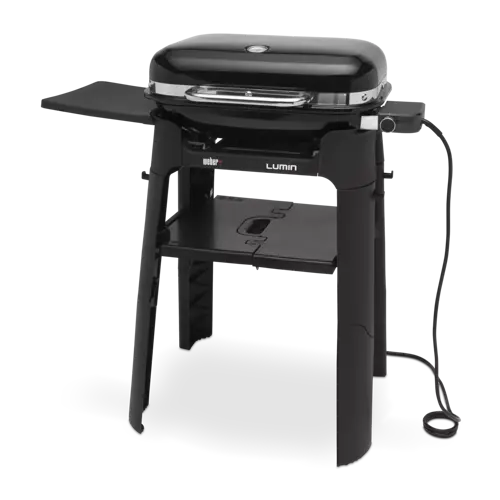 WEBER Lumin compact black w/stand, elek. - afbeelding 1